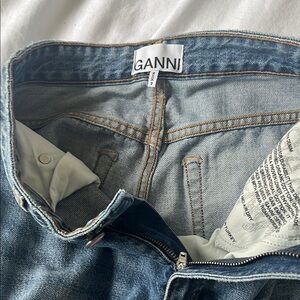 Ganni Blue Classic Denim Jeans